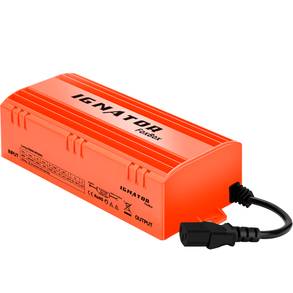 Electronic Ballast Ignator FoxBox 600W (Without Dimmer)