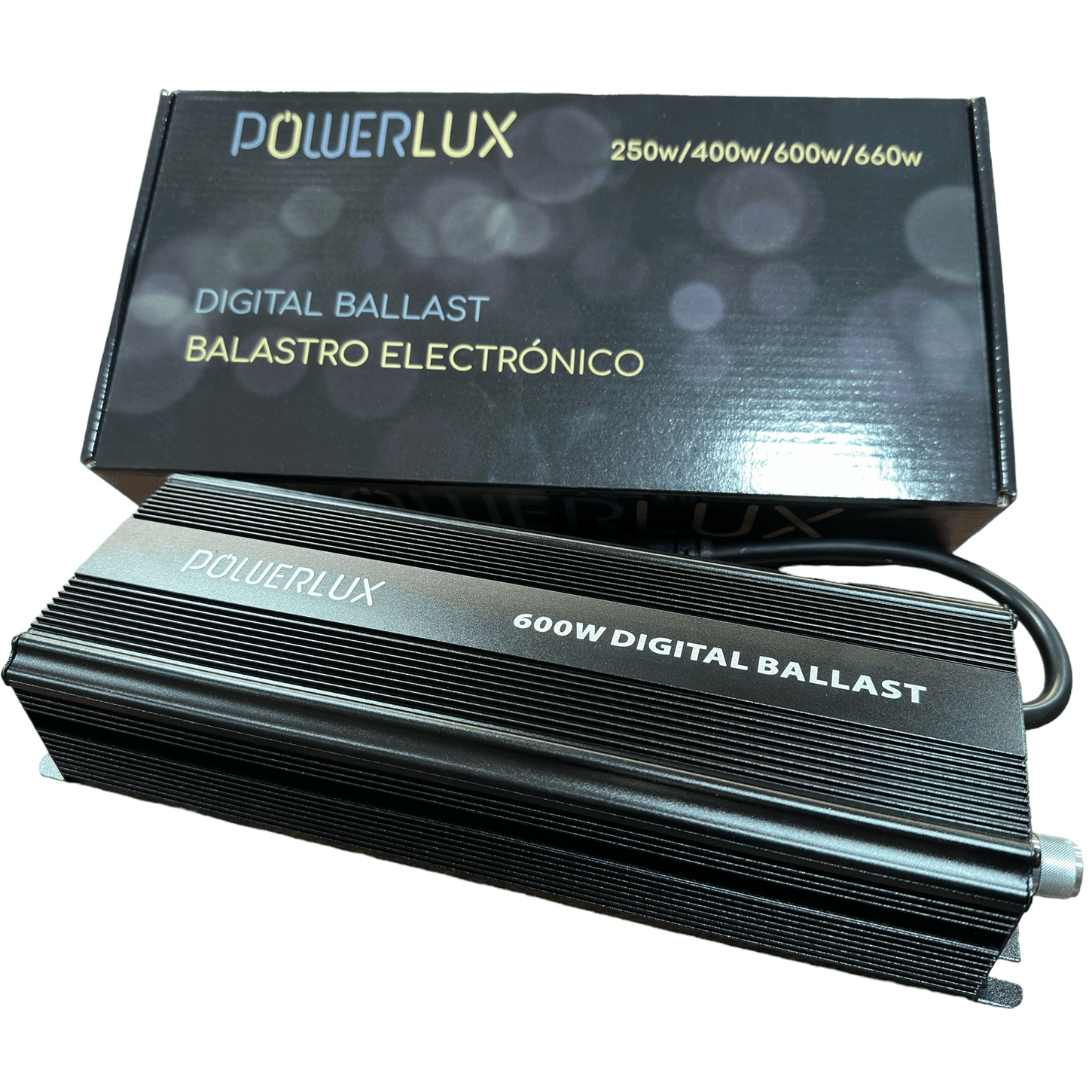 PowerLux 600W Adjustable Electronic Ballast with Potentiometer