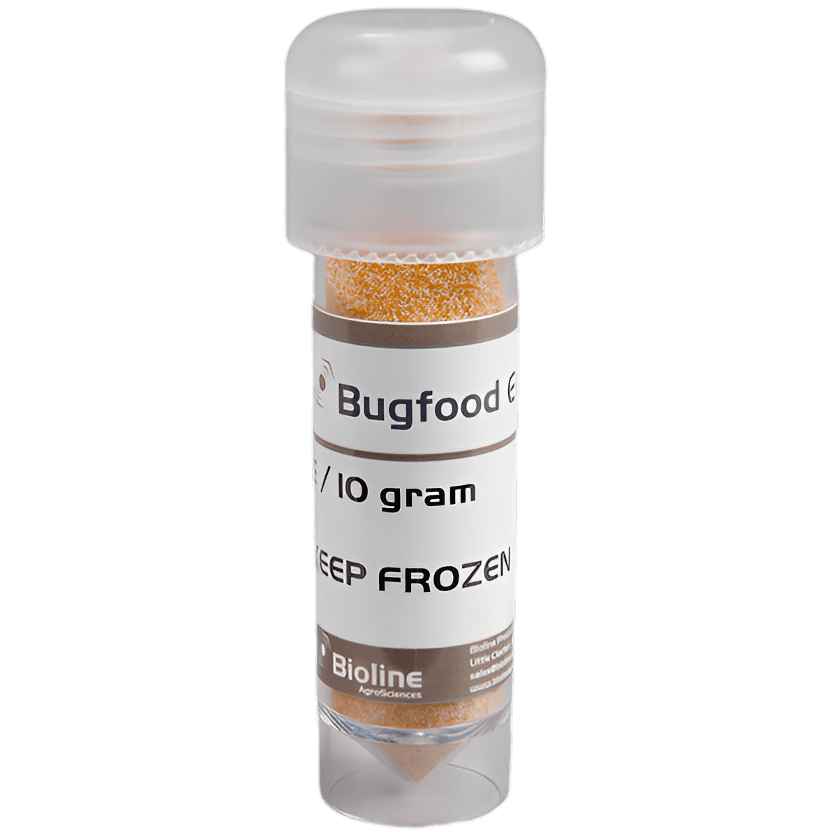 Bugfood - Sterilized Eggs E - Vial - 10 gr - Ephestia kuehniella (Whitefly, Thrips, Caterpillars)