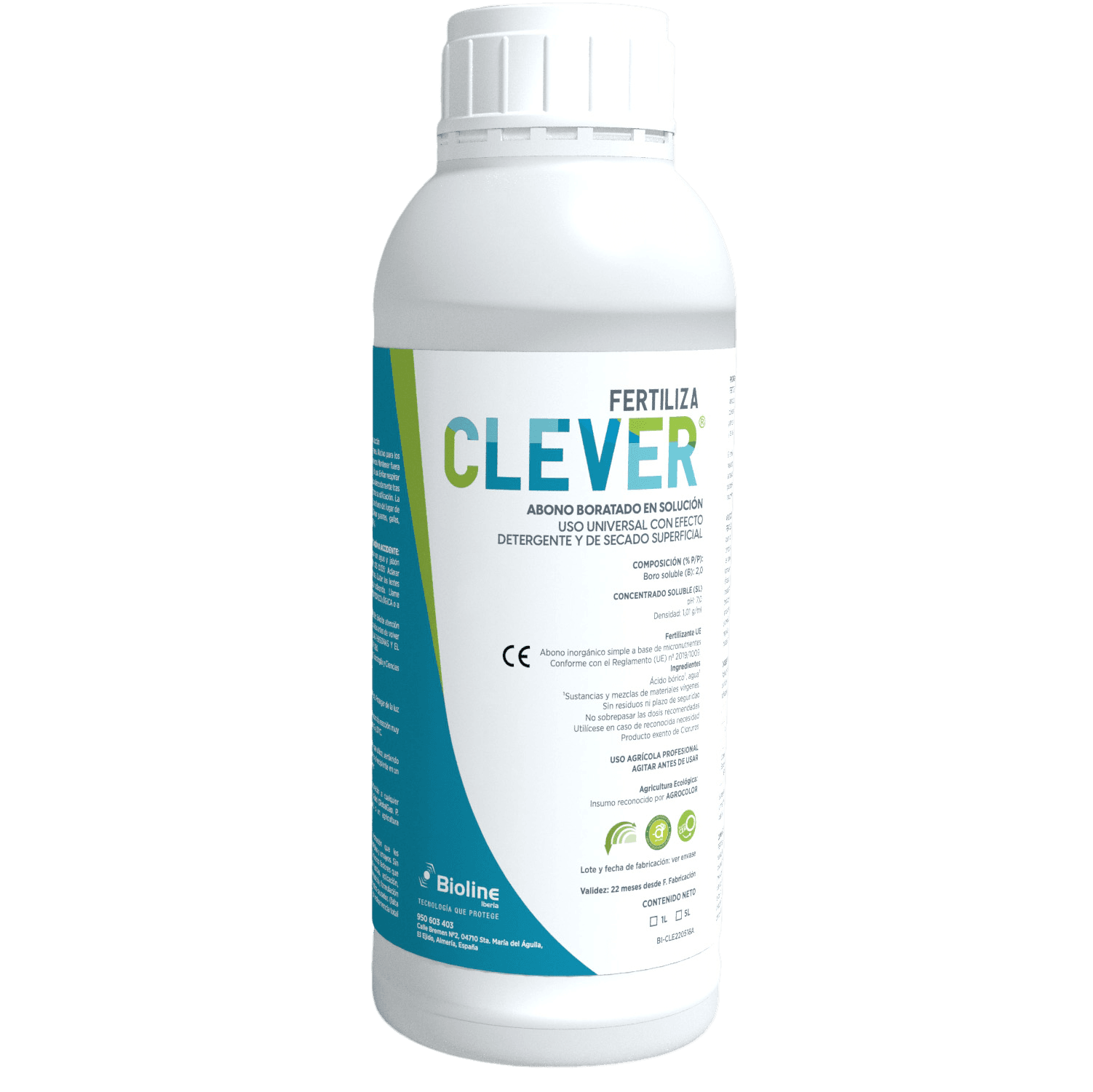 Fertilize Clever 1L (Biostimulant Without Residues)