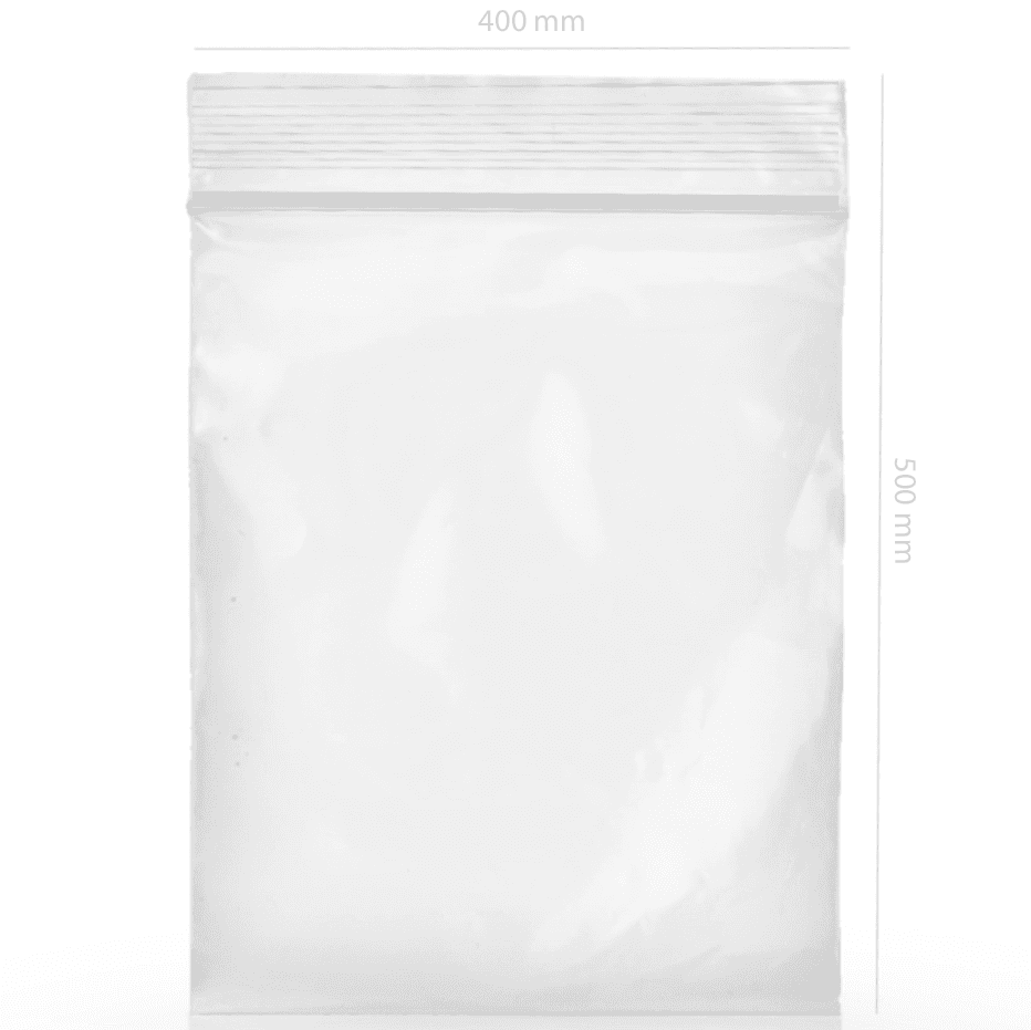 Self-closing bag 40x50cm (50Und)