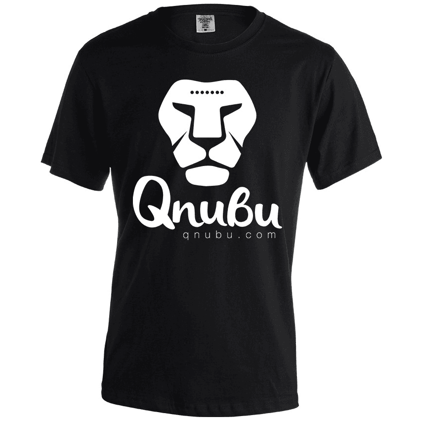 Qnubu Men's Black T-shirt