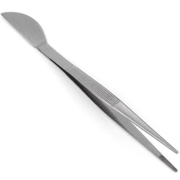 Dingmu Straight Tongs / Spatula 220mm - Stainless (1)