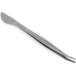 Dingmu Curved Tongs / Spatula 220mm - Stainless (1)