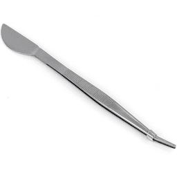 Dingmu Curved Tongs / Spatula 220mm - Stainless (3)