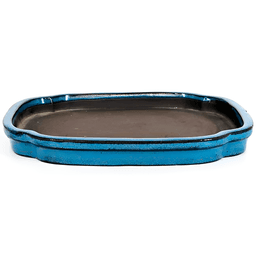 Blue Rectangular Enamel Plate 27.5 cm (1)