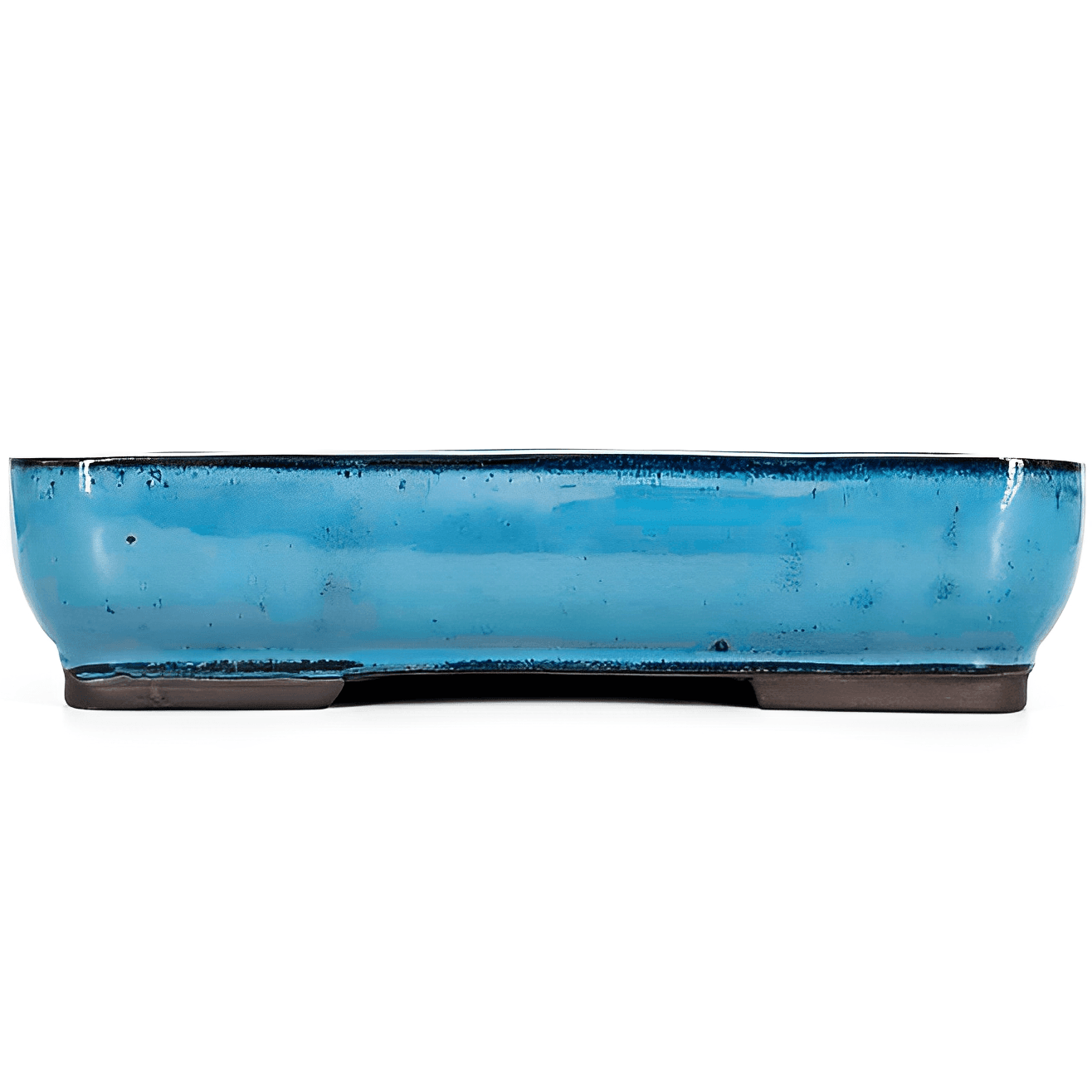 Blue Rectangular Enameled Pot 29 x 20 x 7 cm