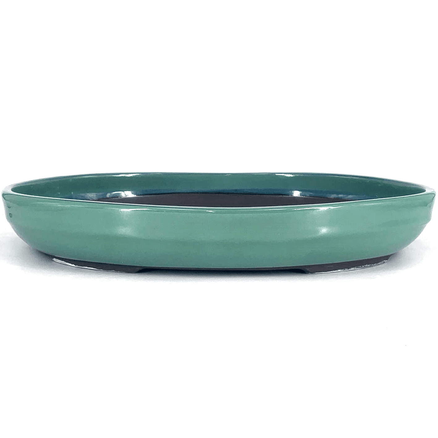 Blue Oval Enamel Plate 20cm