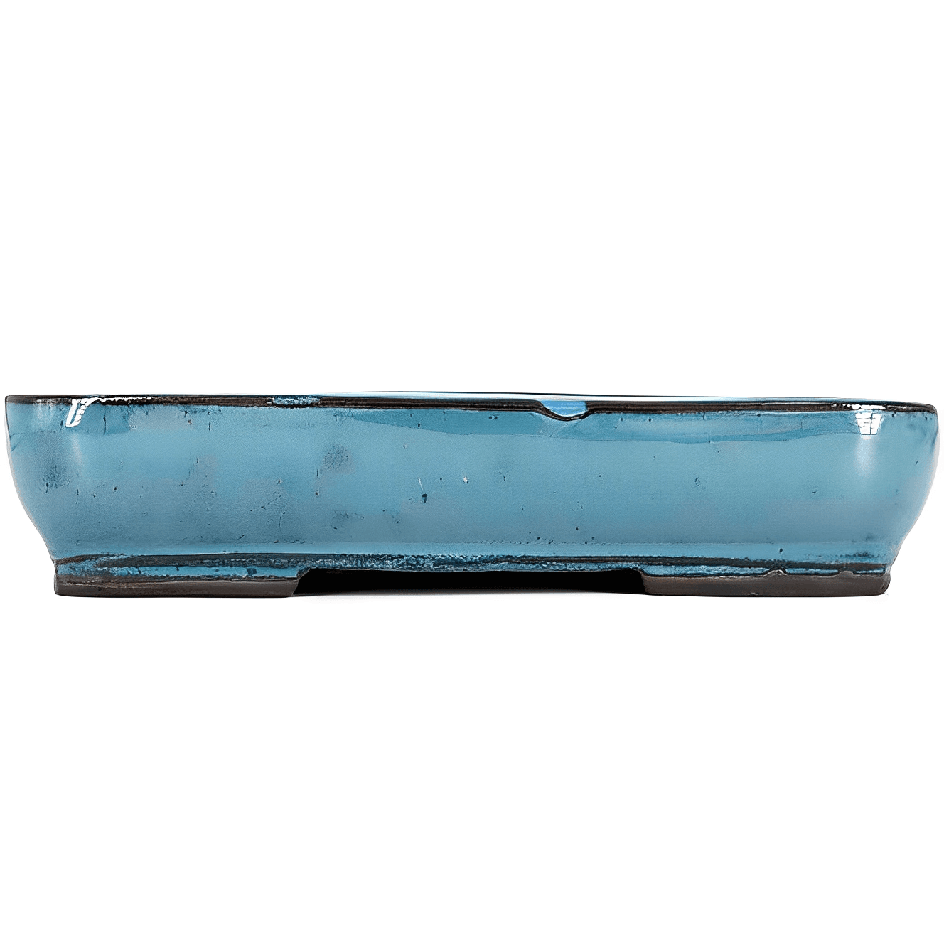 Blue Rectangular Enameled Pot 24 x 17 x 5 cm