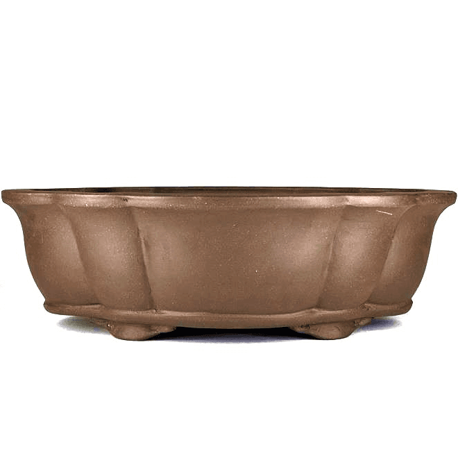 Yixing Oval Unglazed Pot 45 x 36 x 14 cm