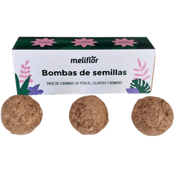 Meliflor Seed Bombs (Parsley, Cilantro and Rosemary) (3)