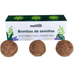 Meliflor Seed Bombs (Basil, Spearmint and Mint) (3)