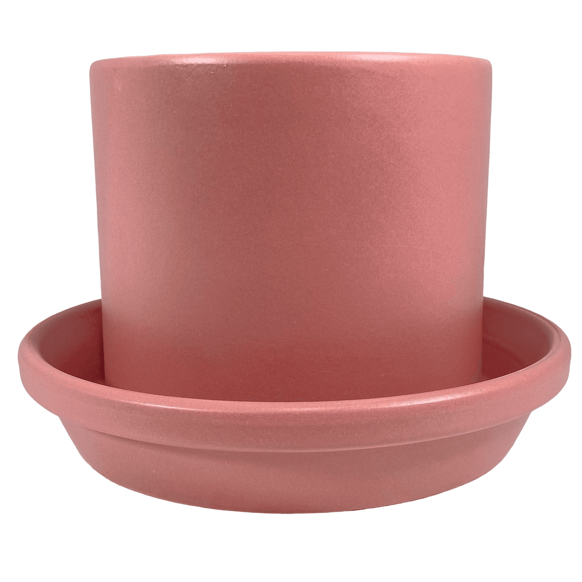 Meliflor Tubular Ceramic Pot Kit 21x18cm + Plate 24cm