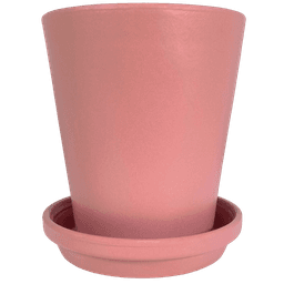 Meliflor Cone Ceramic Pot Kit 21x23cm + Plate 20cm (1)