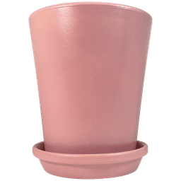 Meliflor Ceramic Pot Kit Cone 30x34cm + Plate 26cm (1)