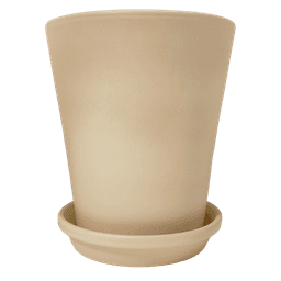 Meliflor Ceramic Pot Kit Cone 30x34cm + Plate 26cm (1)