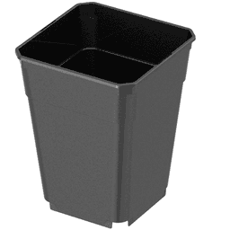 Black Square Alber Pot (Bag of 50 Units) (1)