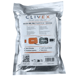 Clivex Orange Silica Gel 1–3 mm (Moisture Control) 1Kg (1)