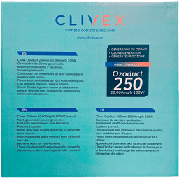 Clivex Ozoduct 250mm (10000mg/h) (4)