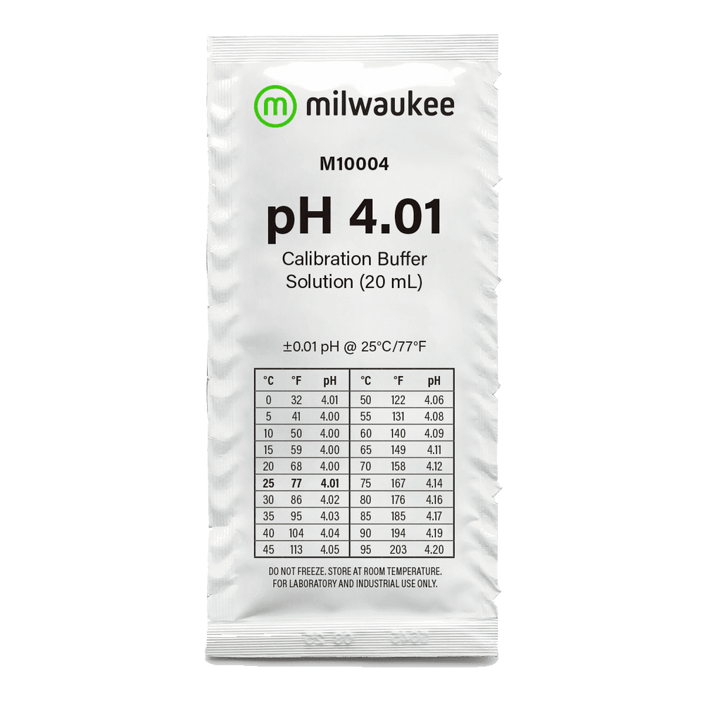 Milwaukee Calibrator Liquid Ph 4.01 20ml.