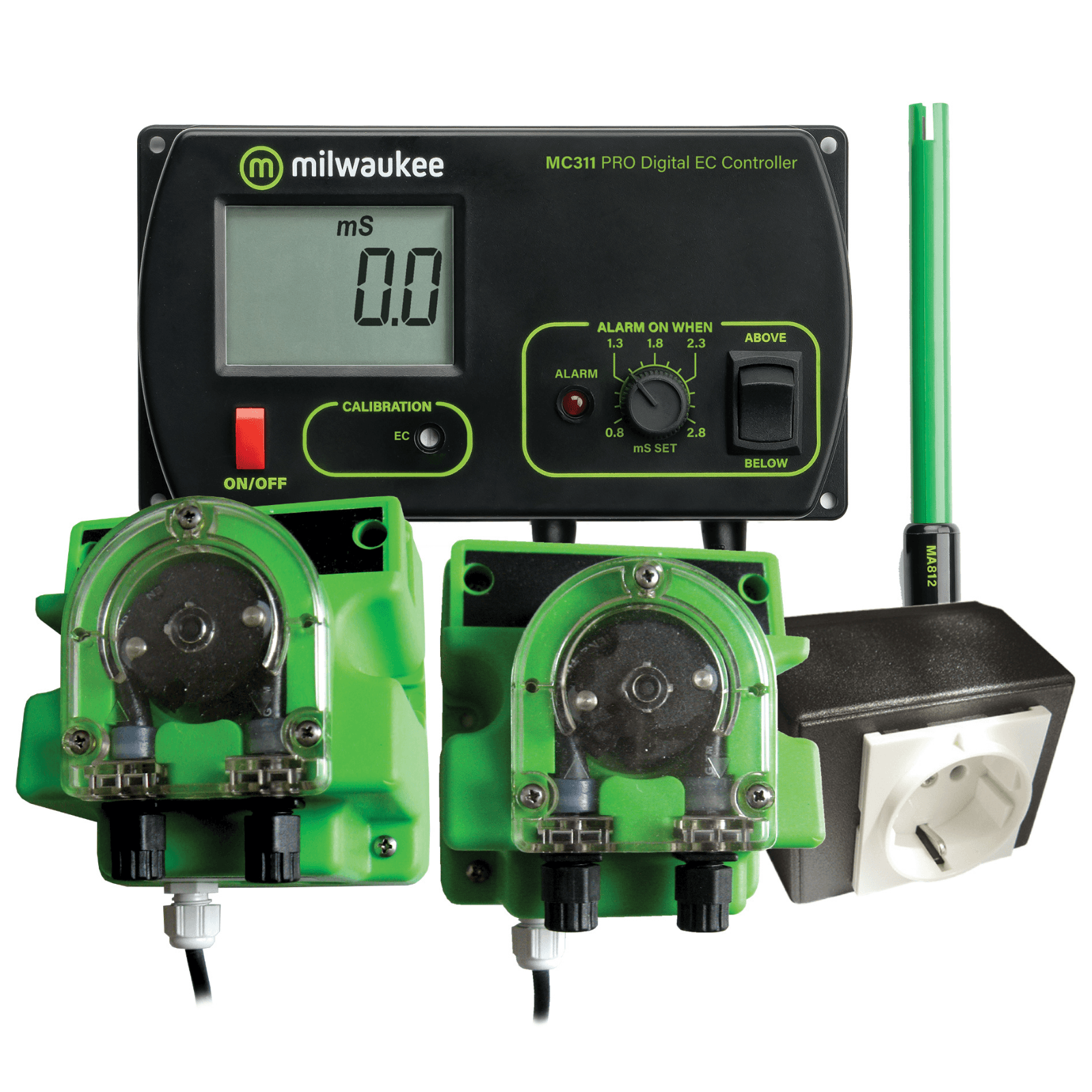 Milwaukee EC Controller Kit + 2 Adjustable Dosing Pumps (MC750)