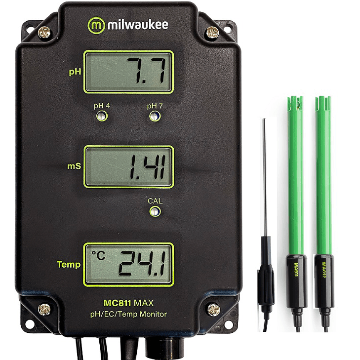 Milwaukee Continuous PH/EC/Temperature Combo Meter