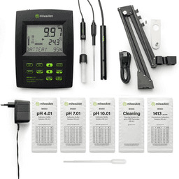 Milwaukee Mesa Medidor (MW180) pH/ORP/EC/TDS/Nacl/Temperatura (4)