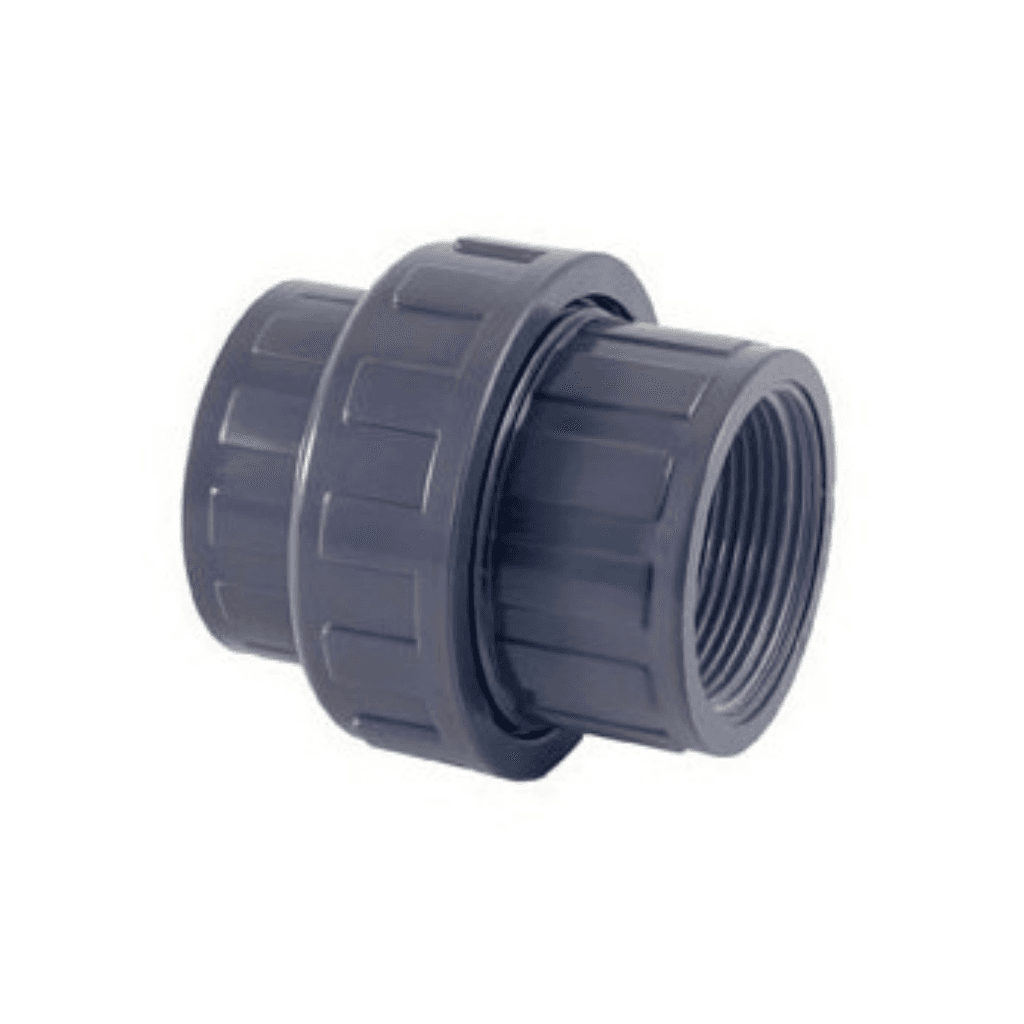 PVC Coupling 3 Pieces Female Thread-Glue
