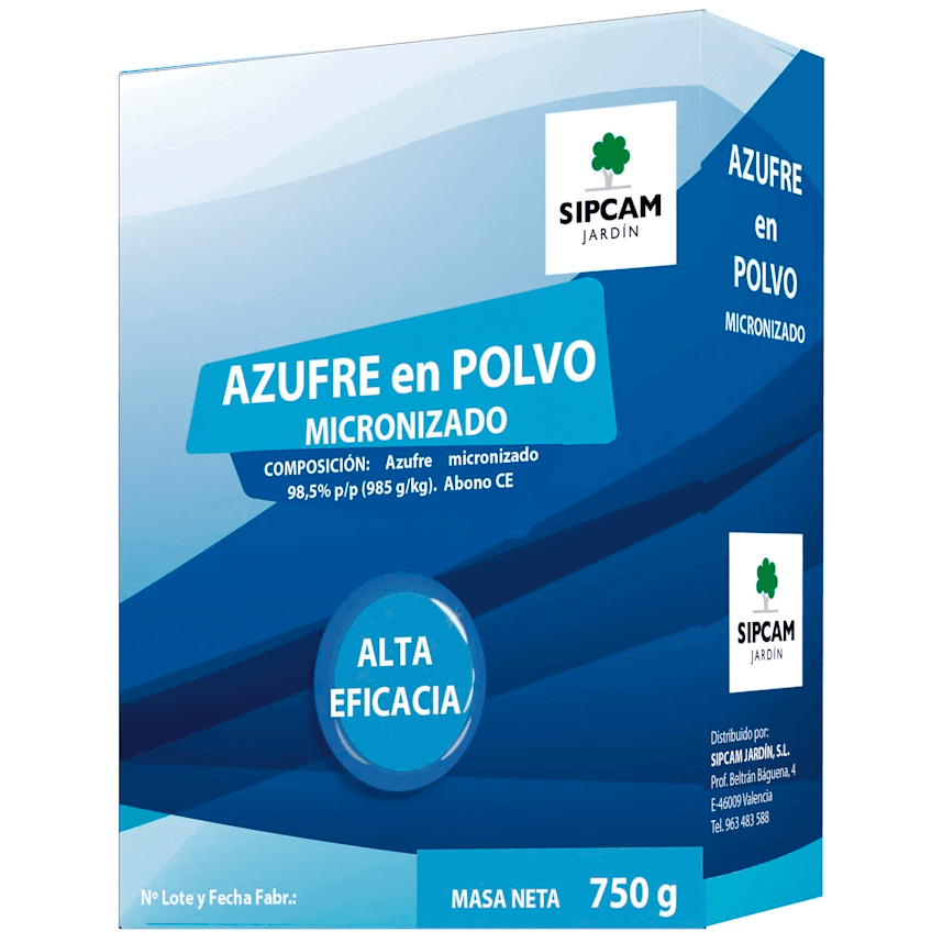 Sipcam Jardin Sulfur Micronized Powder 750gr - 98.5% DP