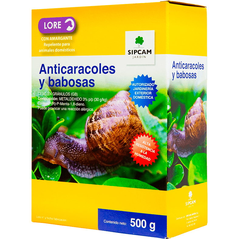 Sipcam Garden Anti snails 2.5 500gr Metaldehyde 2.5% GB