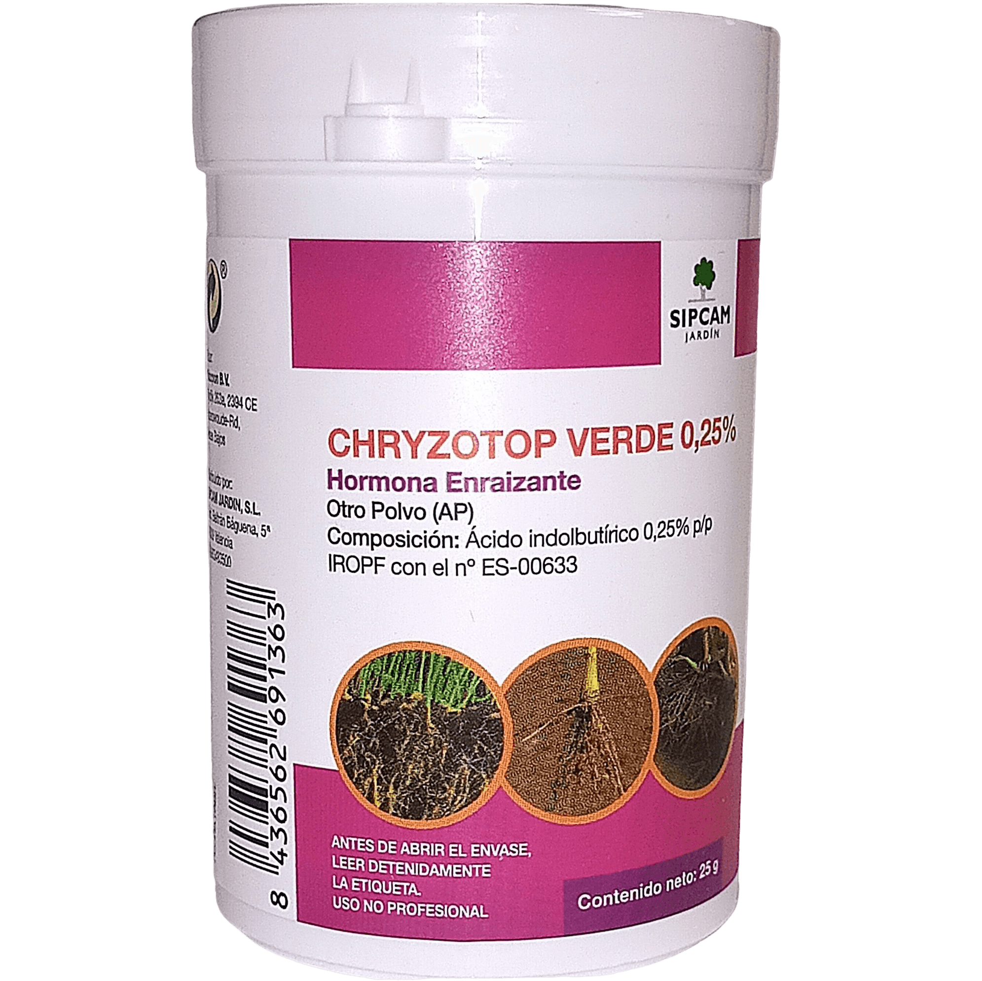 Sipcam Garden Chryzotop Green 25gr (Rooting Hormone) Indolebutyric Acid 0.25% AP