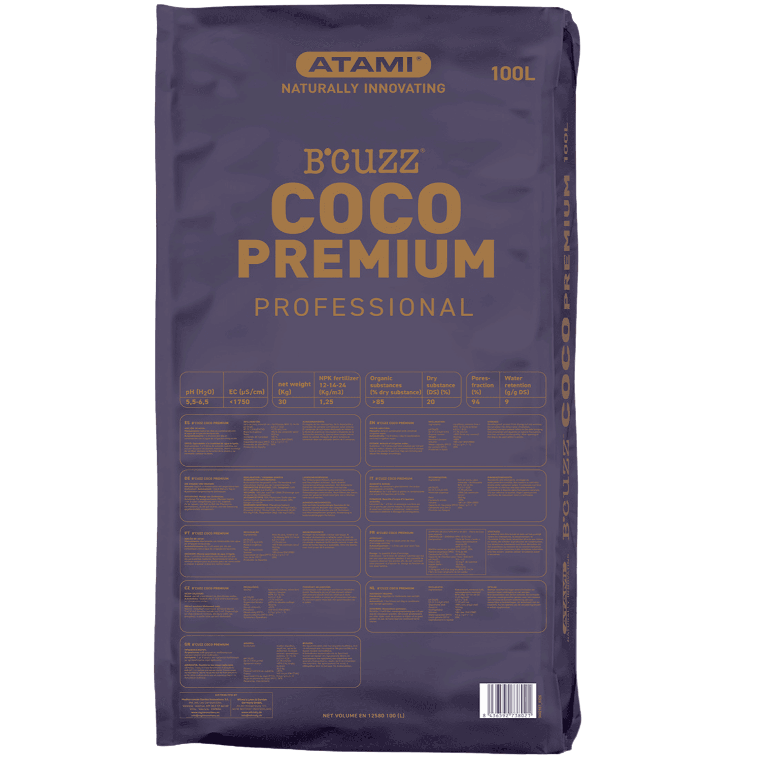 Atami B'cuzz Coco Premium Professional 100L