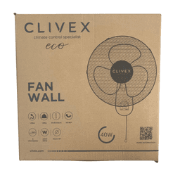 Clivex Eco Wall Fan V2 3 Speeds 40cm (40W) (3)