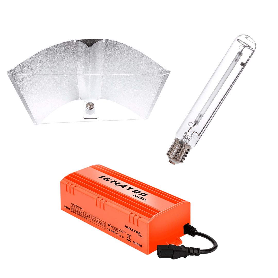 Kit 600W Ref. Pearl Pro XL+ Newlite HPS + Ignator FoxBox Without Dimer (Without cable) Kit 600W Ref. Pearl Pro XL+ Newlite HPS + Ignator FoxBox Without Dimer (Without cable)